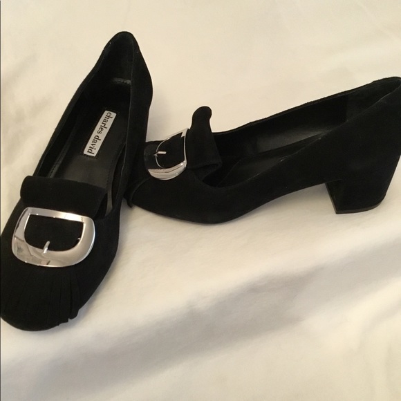 Charles David Shoes - Charles David Black Suede Shoes. Sz 7 1/2
